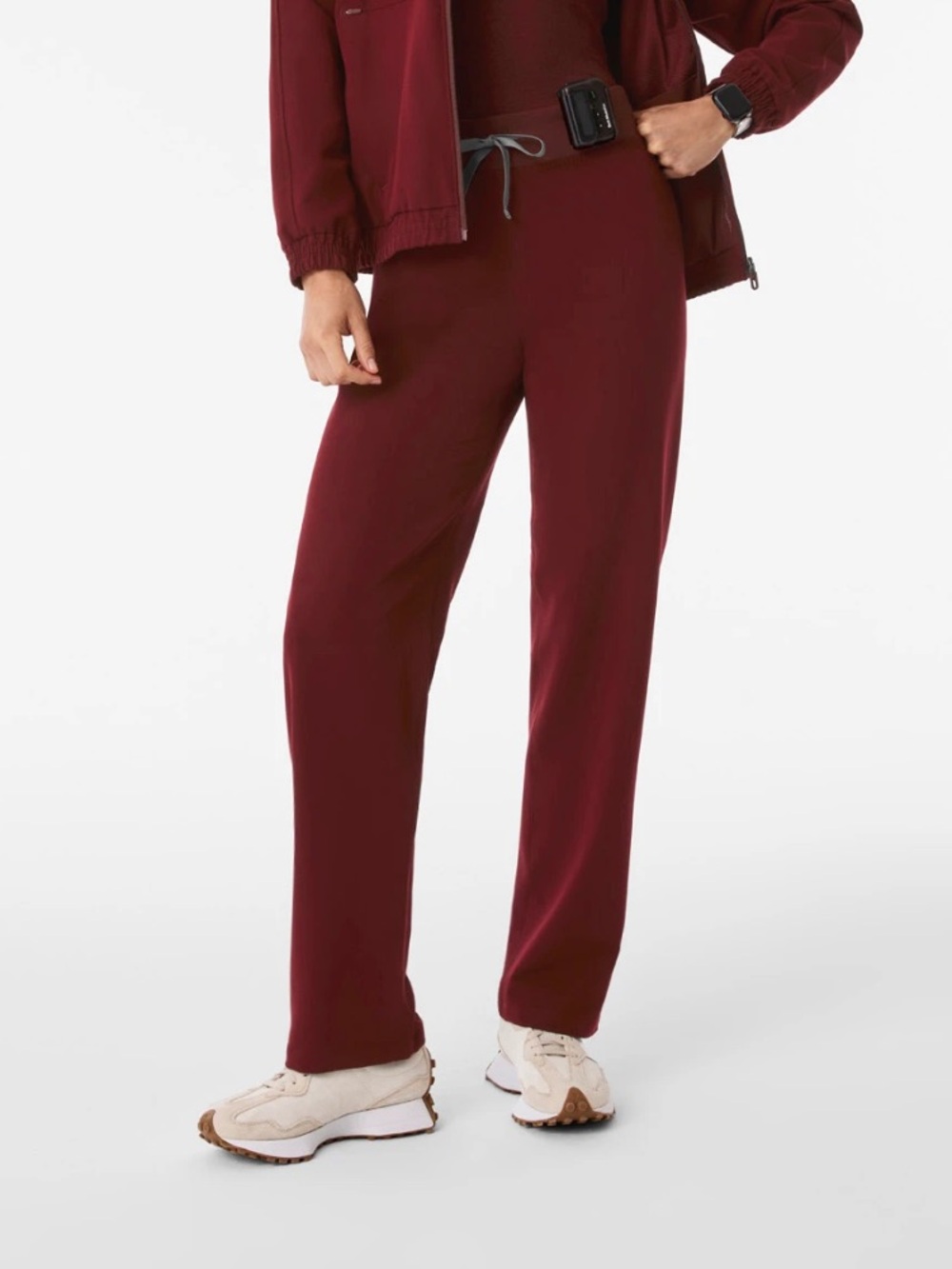 Figs Livingston High-Rise Straight-Leg Scrub Pant